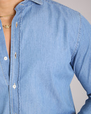 Msm Studio Light Denim Chambray Shirt 