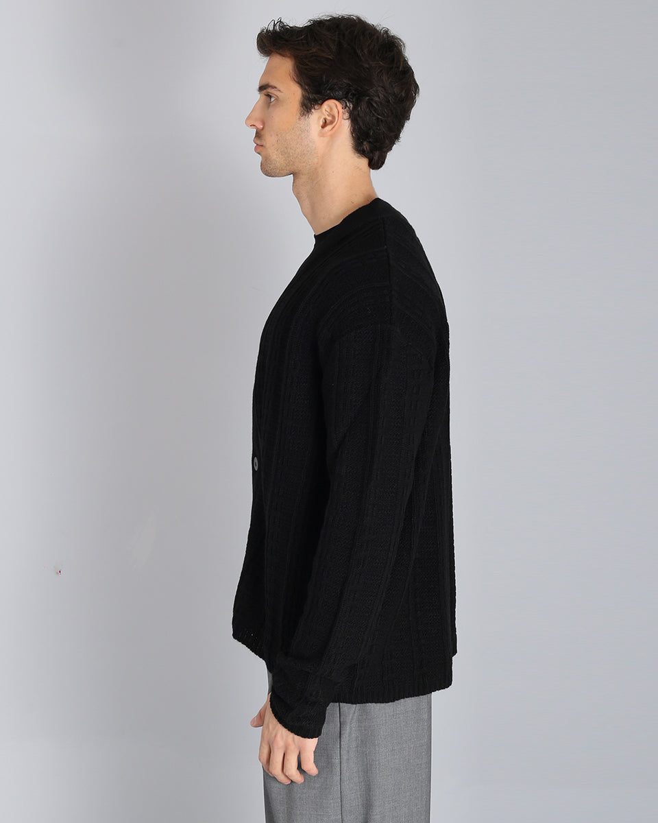 Slim Fit Cardigan in Thread