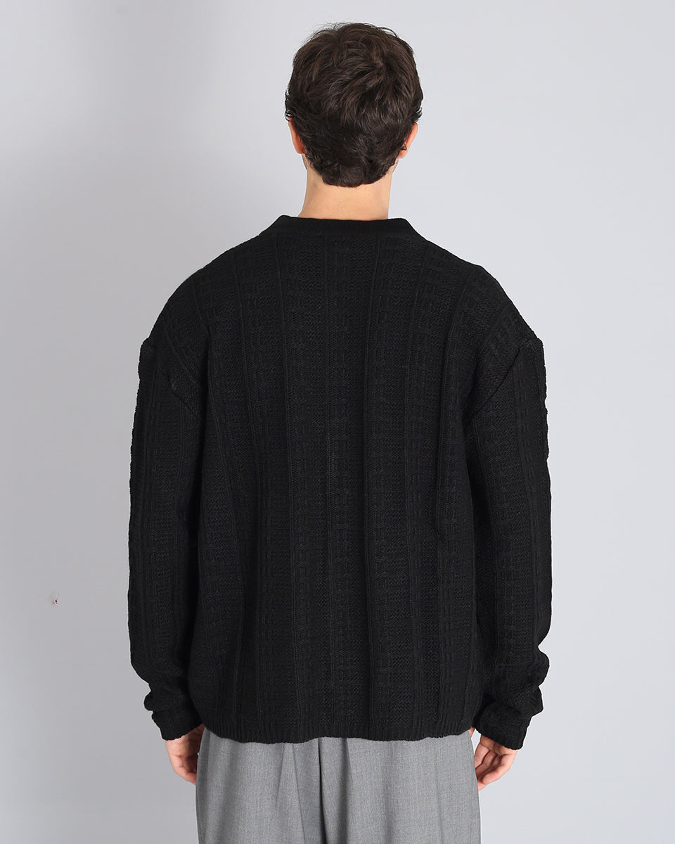 Slim Fit Cardigan in Thread