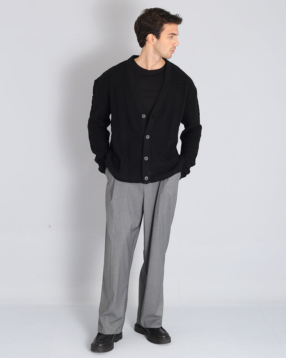 Slim Fit Cardigan in Thread