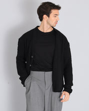 Slim Fit Cardigan in Thread