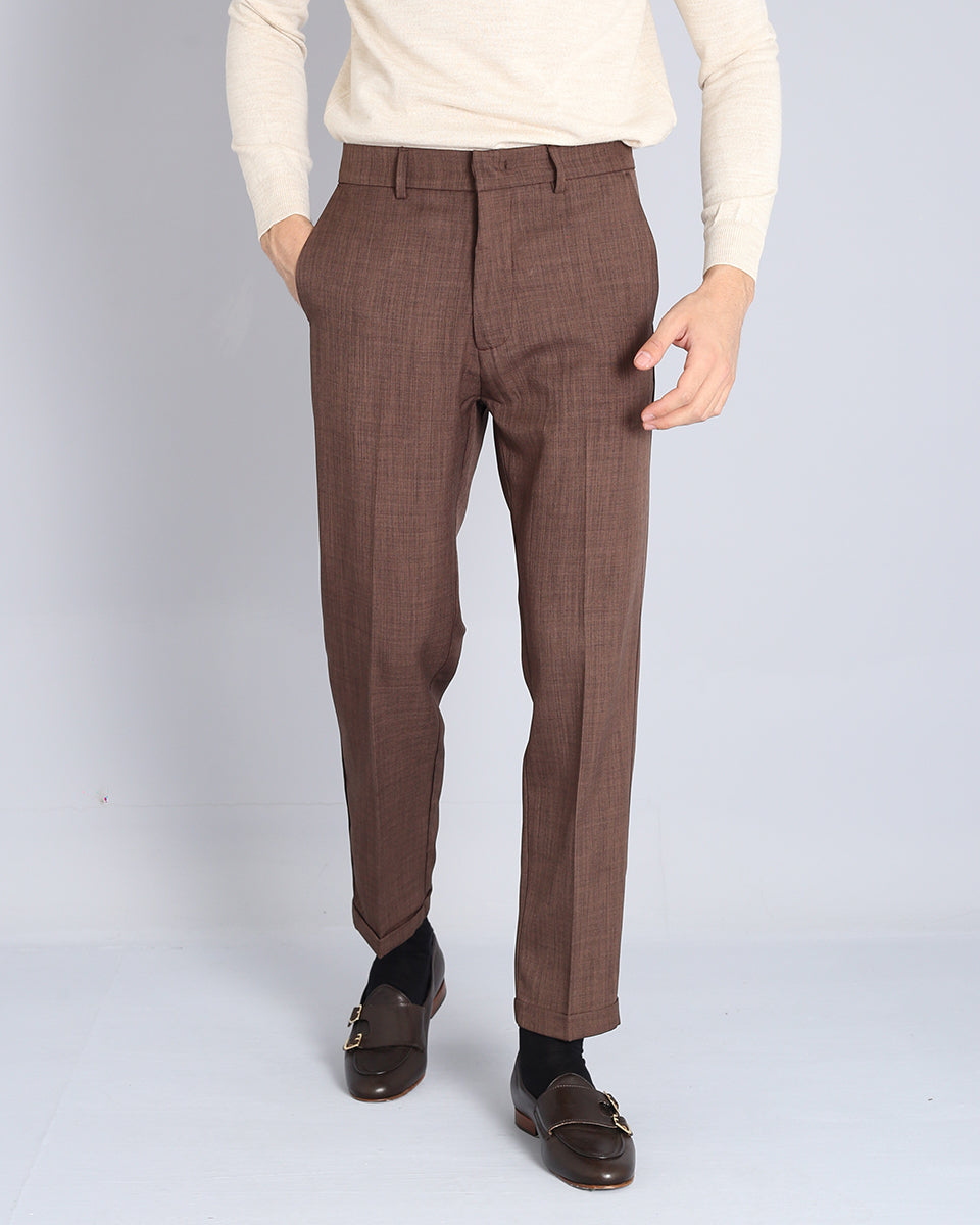 Structured Tailored Pants Flamed 