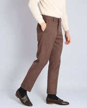 Pantalone Sartoriale Strutturato Fiammato