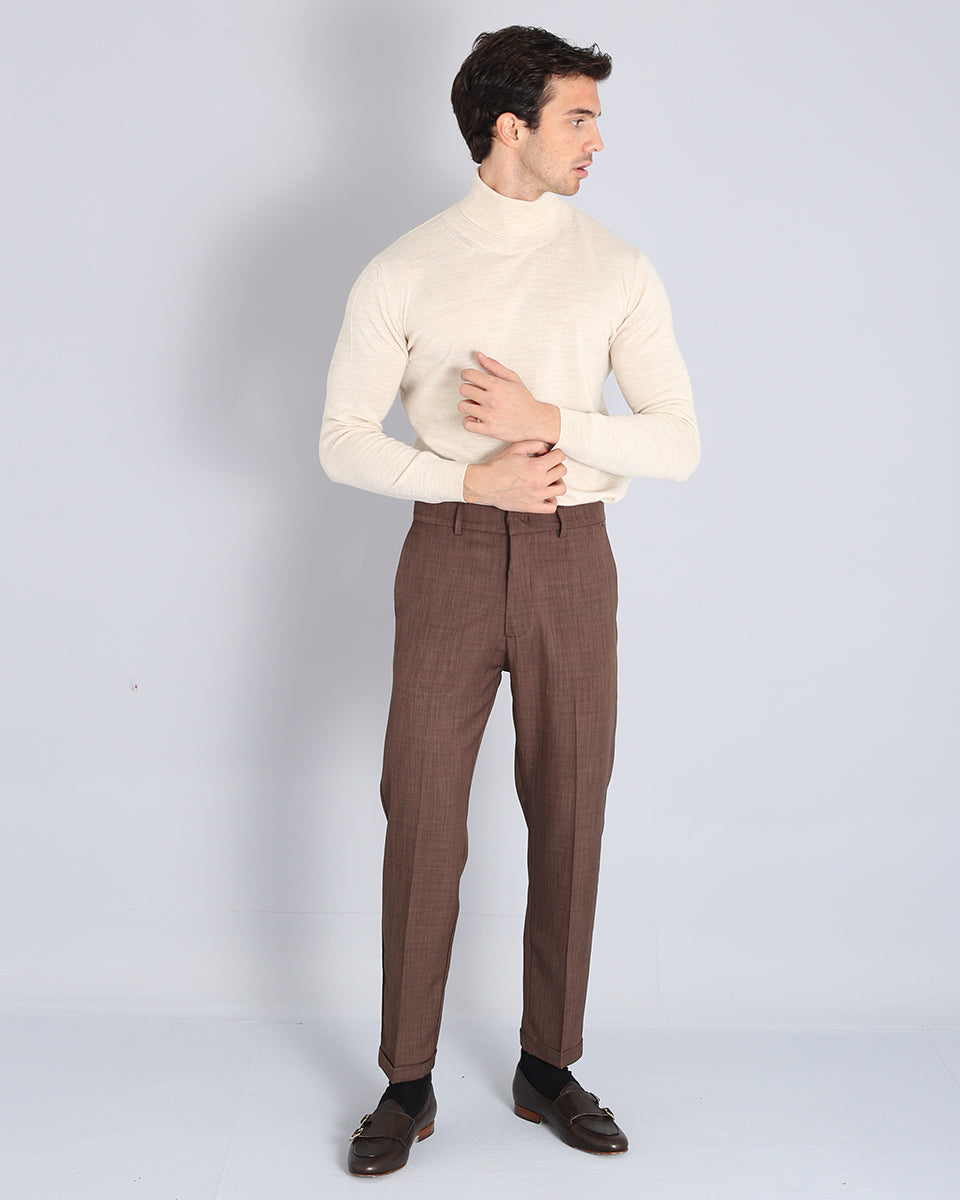 Structured Tailored Pants Flamed 