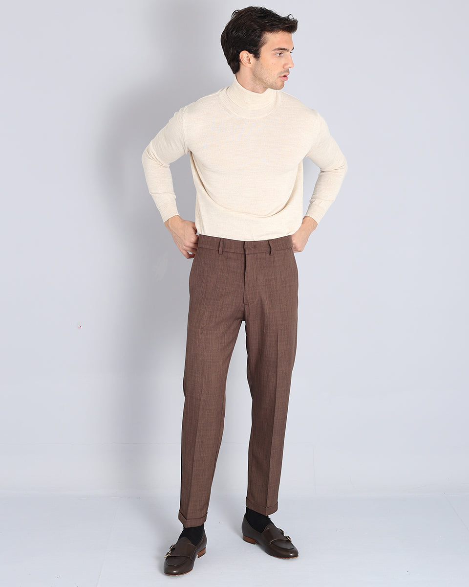 Structured Tailored Pants Flamed 