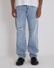 Msm Studio Denim Flare fit with rips 