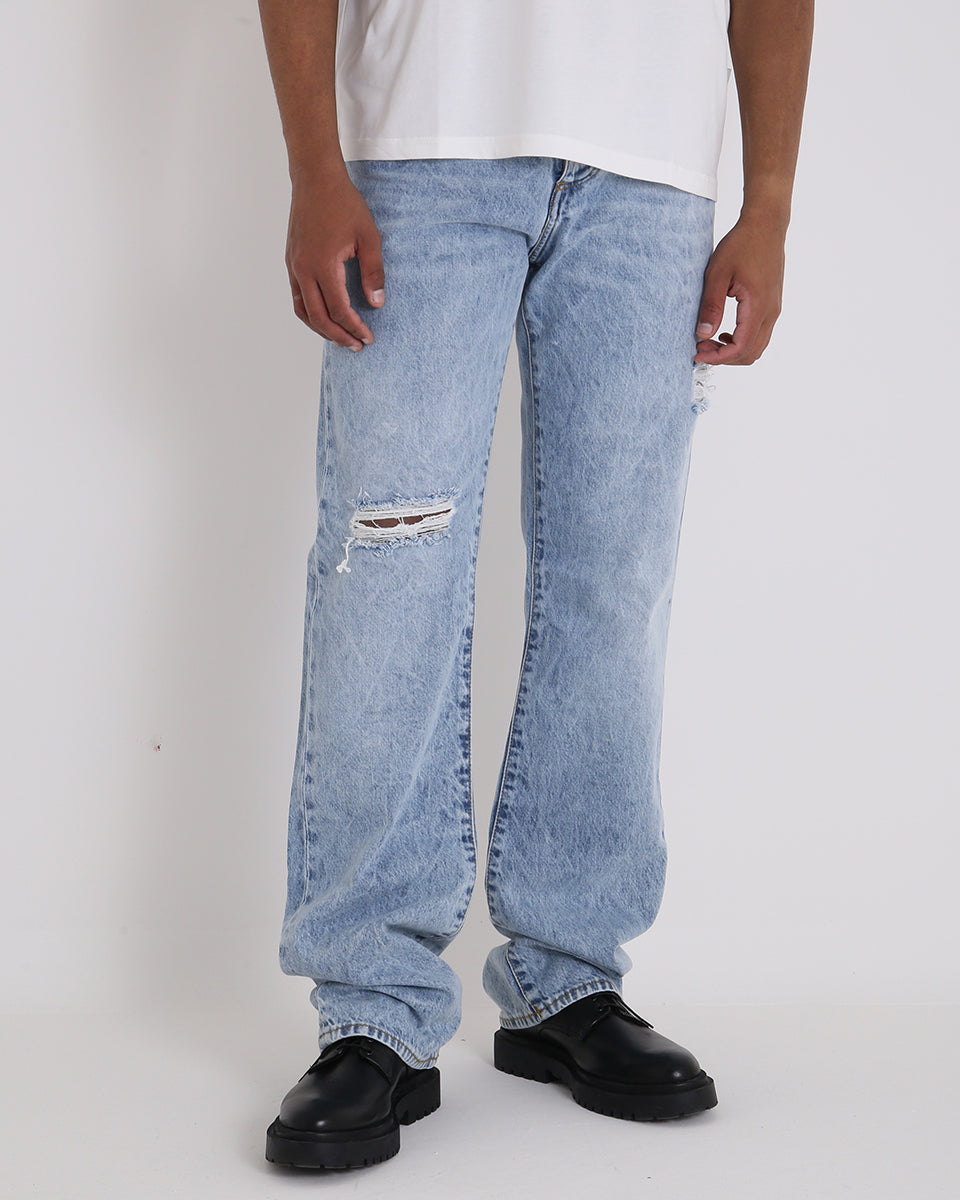 Msm Studio Denim Flare fit with rips 