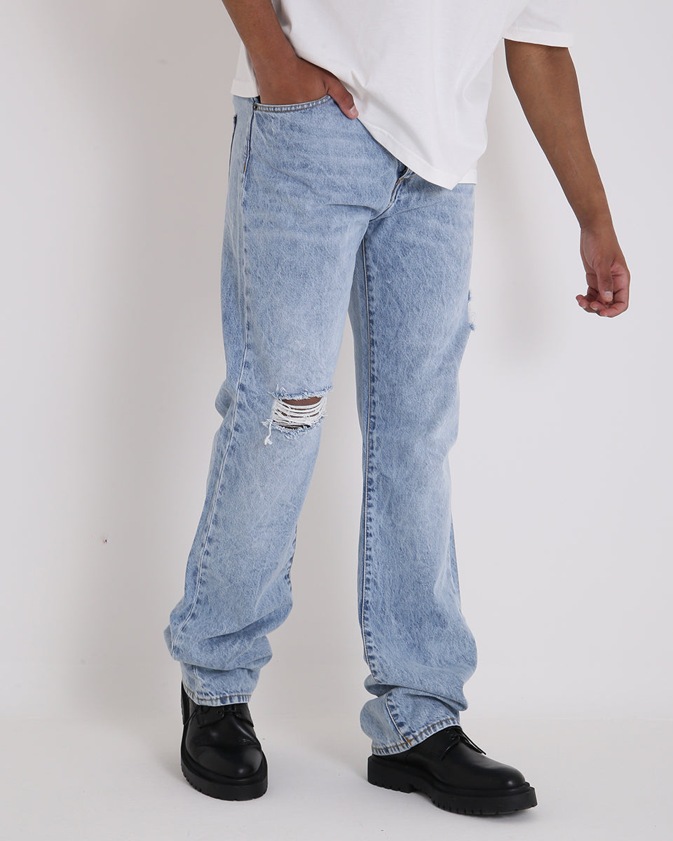 Msm Studio Denim Flare fit with rips 