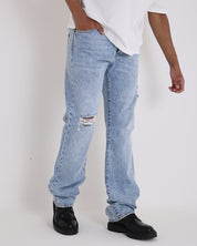 Msm Studio Denim Flare fit with rips 