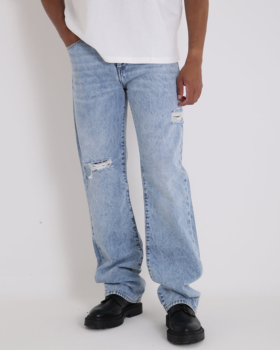 Msm Studio Denim Flare fit with rips 