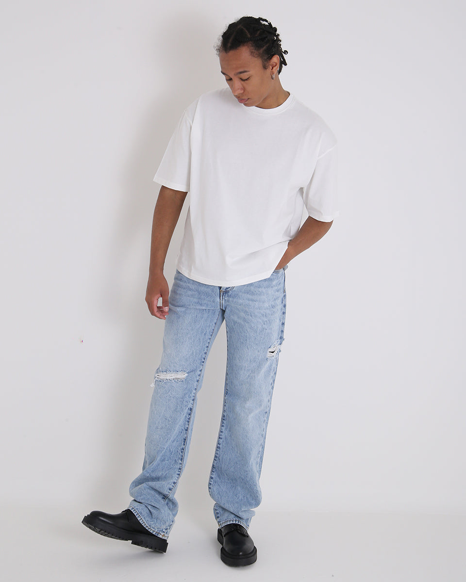 Msm Studio Denim Flare fit with rips 