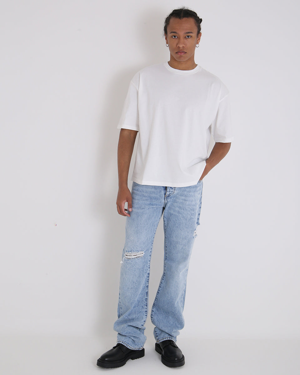 Msm Studio Denim Flare fit with rips 