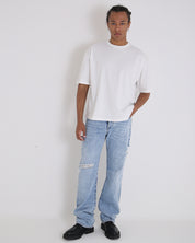 Msm Studio Denim Flare fit with rips 