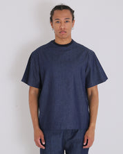 Msm Studio T-Shirt girocollo in Chambray