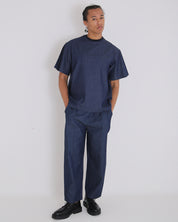 Msm Studio T-Shirt girocollo in Chambray