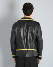 Msm Black Sheepskin Leather Jacket