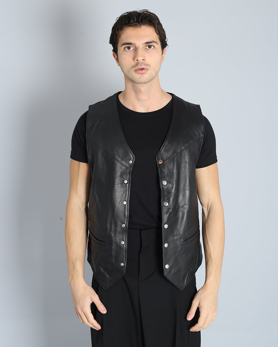 Msm Leather Sleeveless 