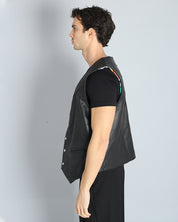 Msm Leather Sleeveless 