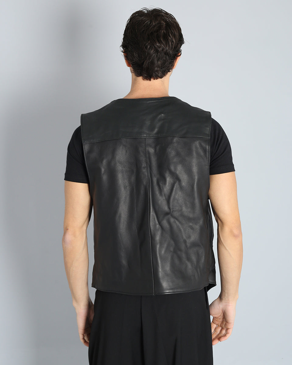 Msm Leather Sleeveless 