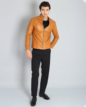 Msm Black Sheepskin Leather Jacket