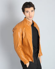 Msm Black Sheepskin Leather Jacket