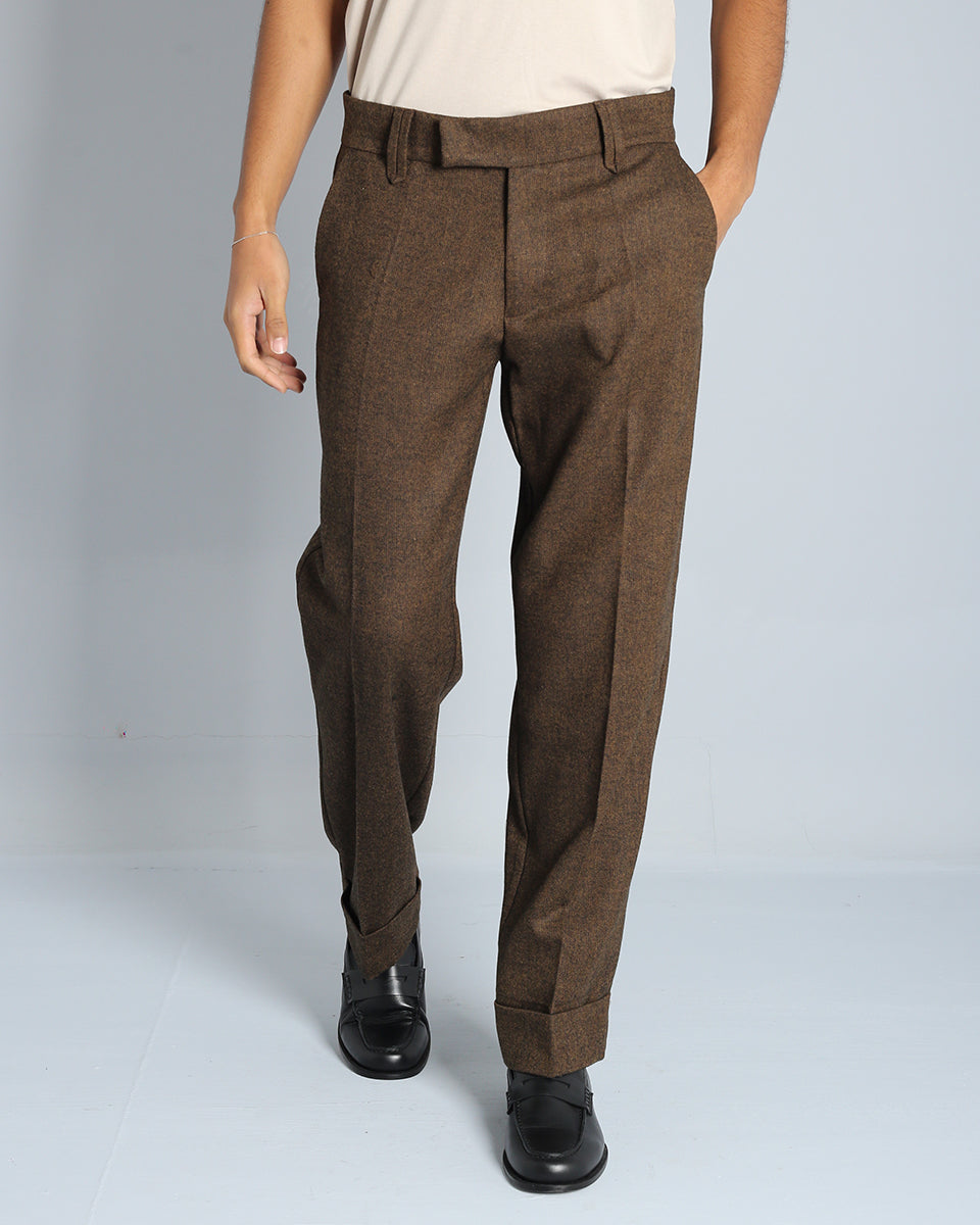 Pantalone Wide Fit Spigato Limited Edition