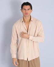 Msm Studio Solid Color Viscose Shirt 