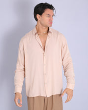 Msm Studio Solid Color Viscose Shirt 