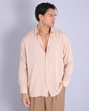 Msm Studio Solid Color Viscose Shirt 