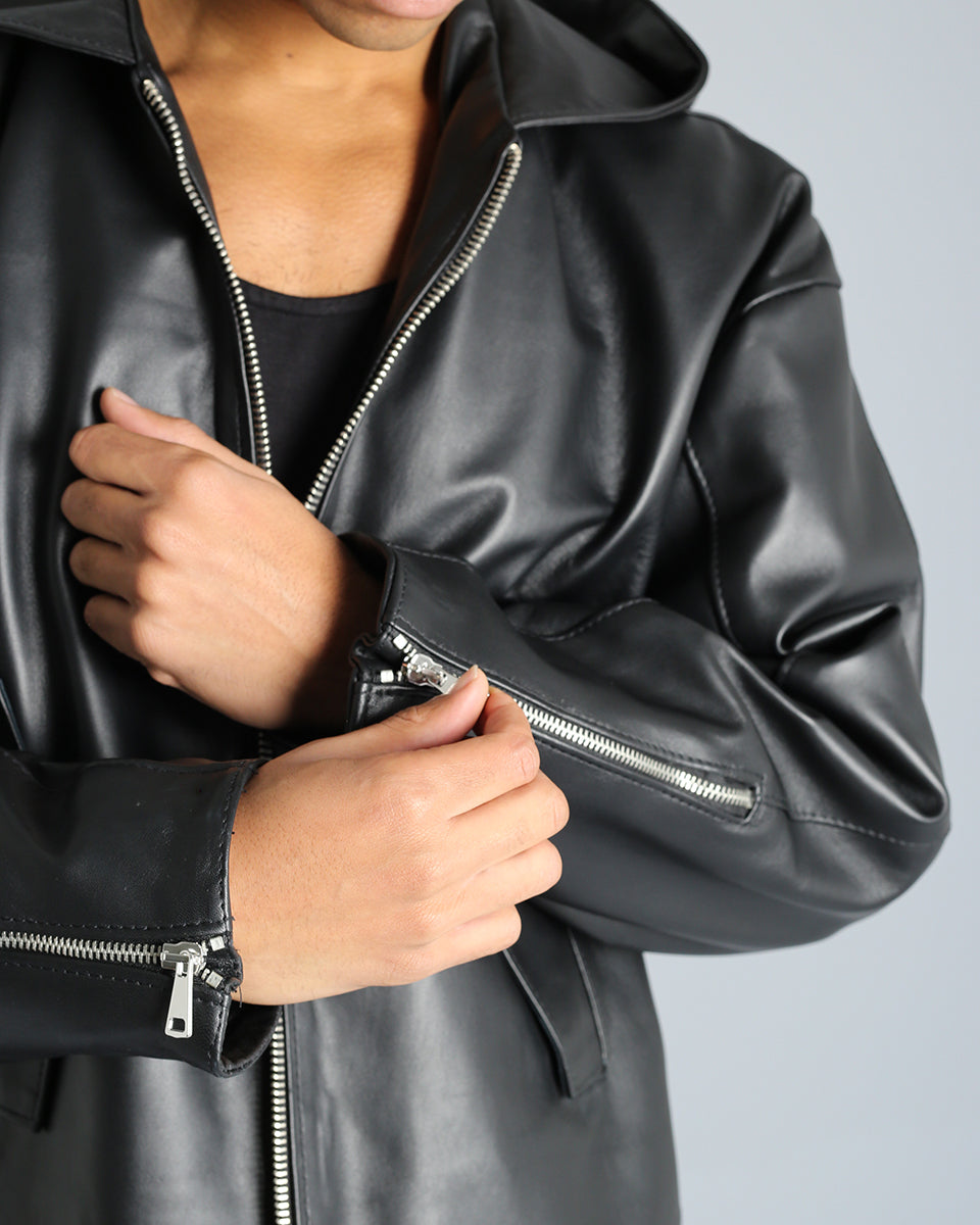 Basic Leather Jacket