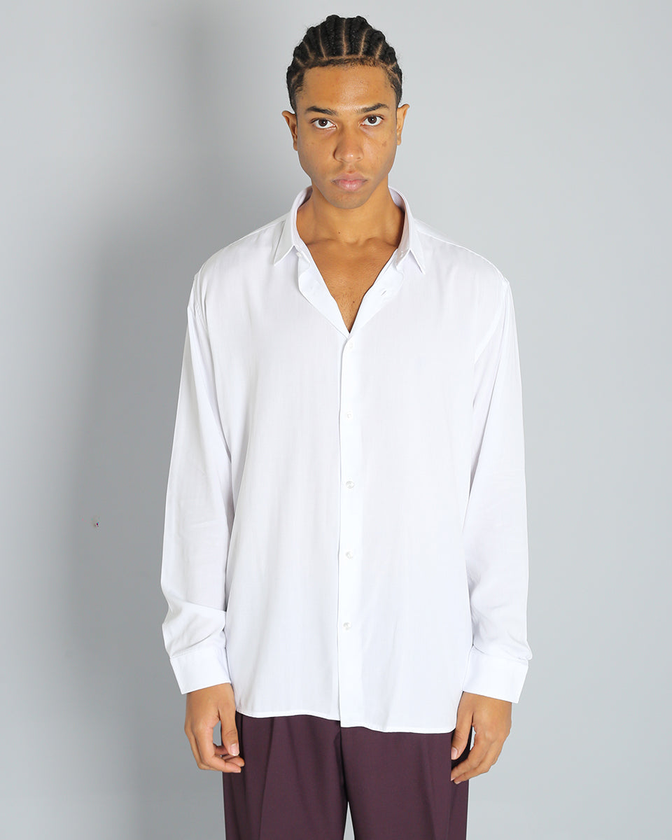 Msm Studio Solid Color Viscose Shirt 