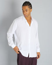 Msm Studio Solid Color Viscose Shirt 