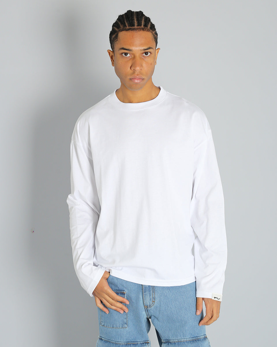 Basic Cropped Long Sleeve T-shirt