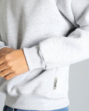 Cropped Sweatshirt with Laces