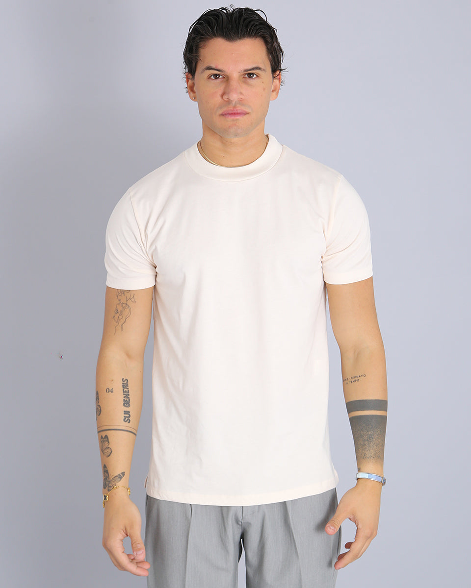 Msm Studio T-shirt Basic mezzocollo