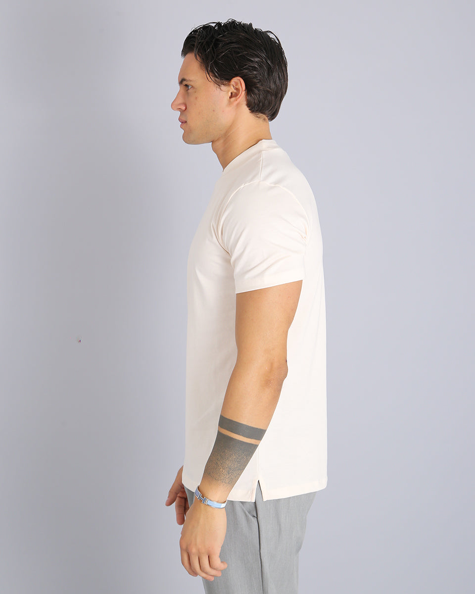 Msm Studio T-shirt Basic mezzocollo