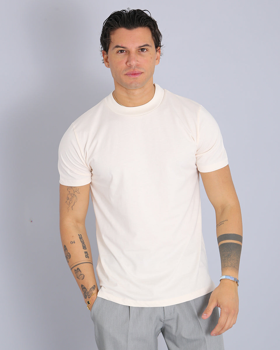 Msm Studio T-shirt Basic mezzocollo