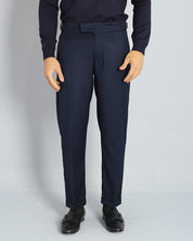 Structured Pants with Buckle 