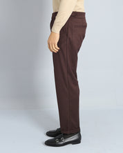 Structured Pants with Buckle 