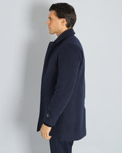 Cappotto monopetto con colletto