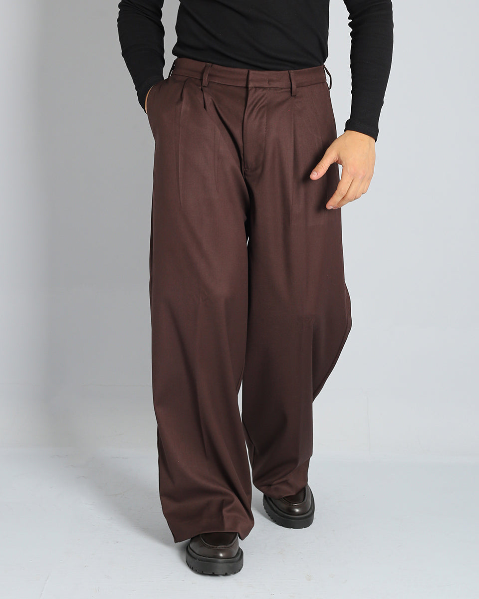 Pantalone Gamba Larga Moro