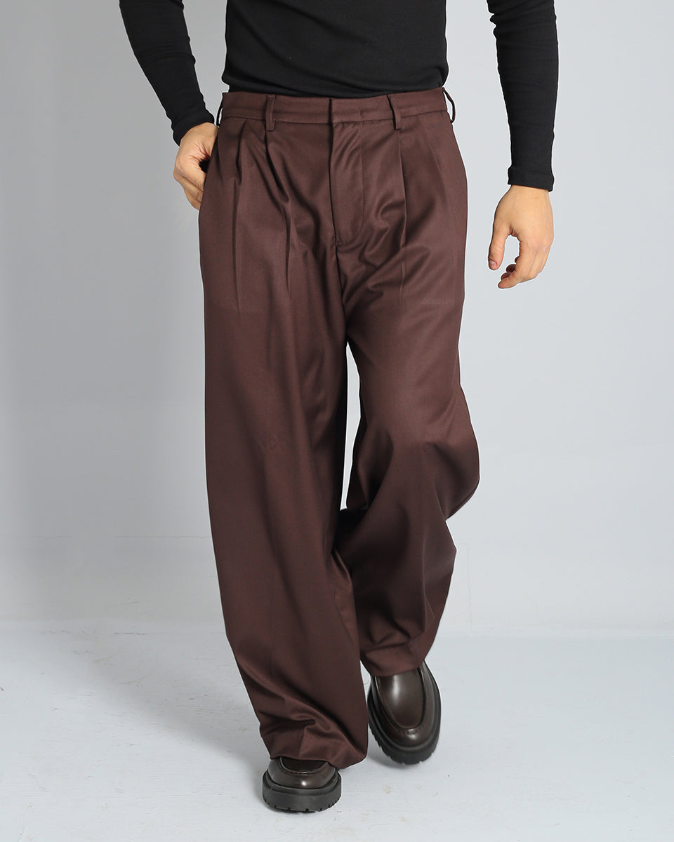 Pantalone Gamba Larga Moro