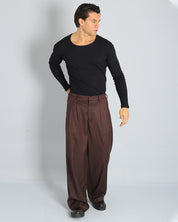 Pantalone Gamba Larga Moro