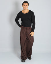 Pantalone Gamba Larga Moro