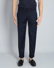 Structured Pants with Buckle 