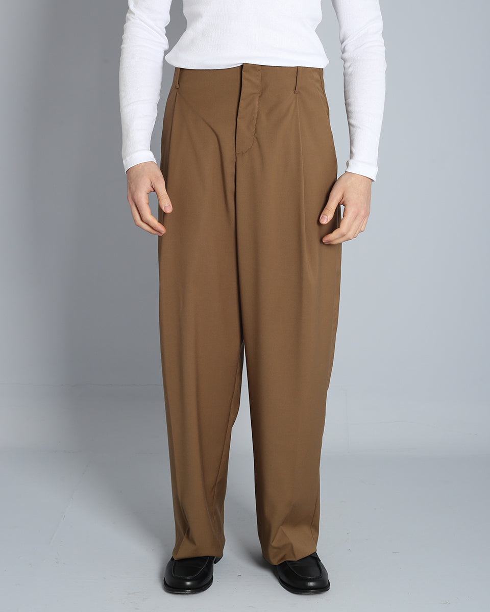 Pantalone Relaxed Fit Vita Alta