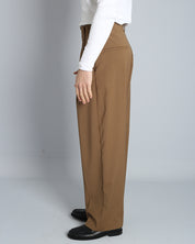 Pantalone Relaxed Fit Vita Alta