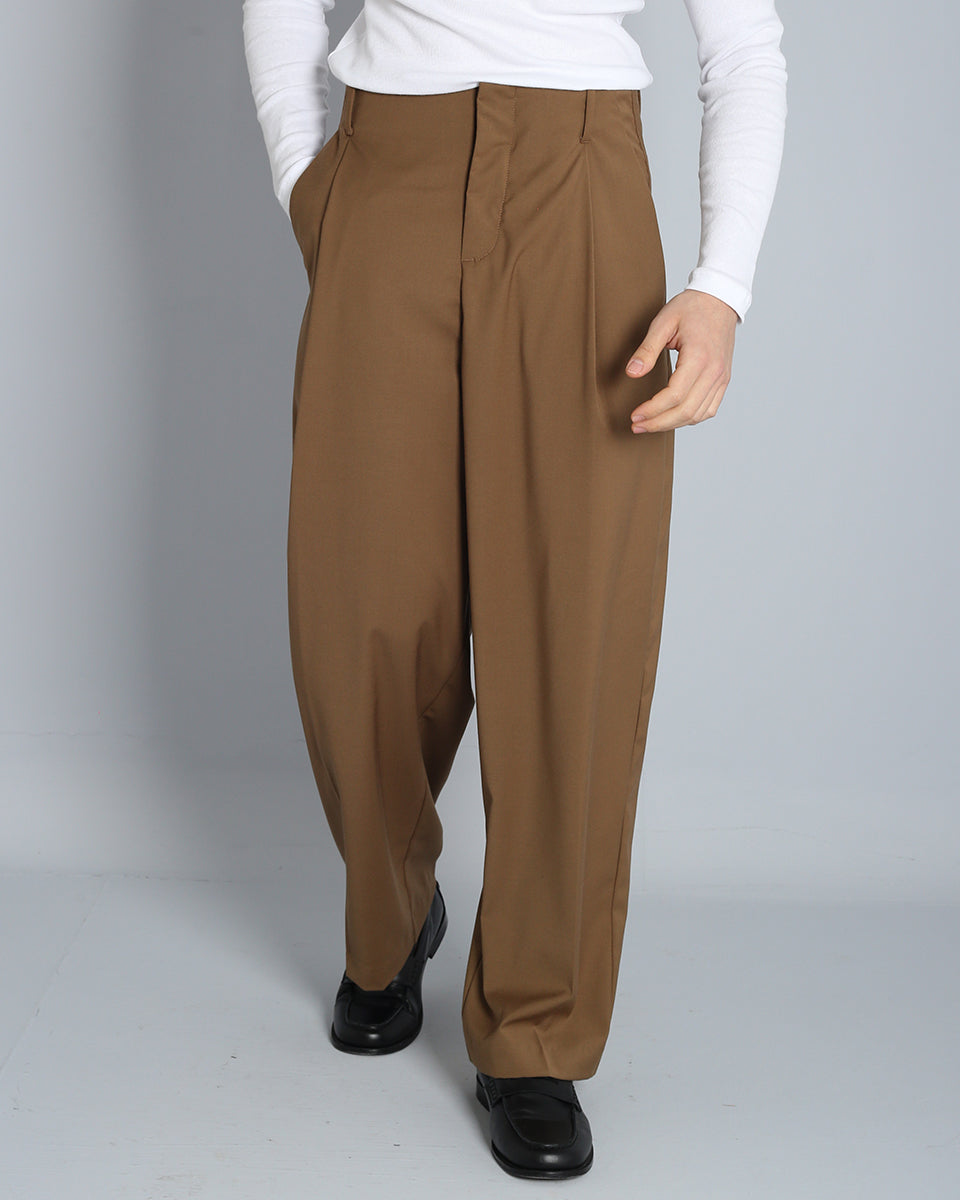 Pantalone Relaxed Fit Vita Alta