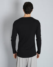 Msm Studio T-shirt Serafino in rib