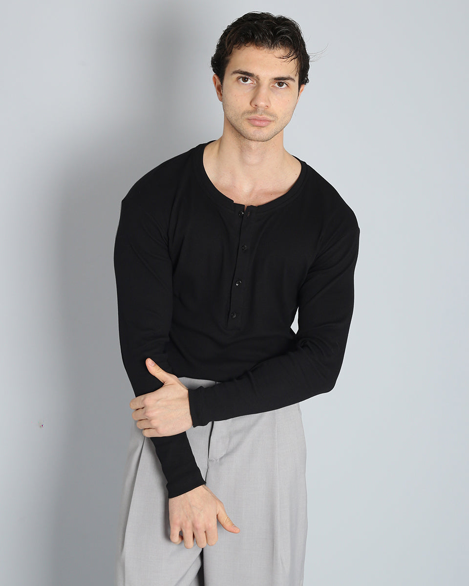 Msm Studio T-shirt Serafino in costina